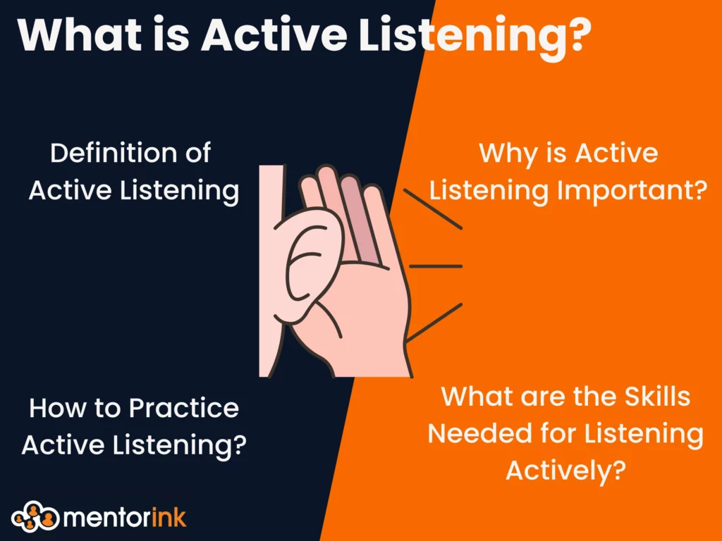 what is active listening, active listening, Definition of Active Listening, How to Practice Active Listening?, Why is Active Listening Important?, What are the Skills Needed for Listening Actively?