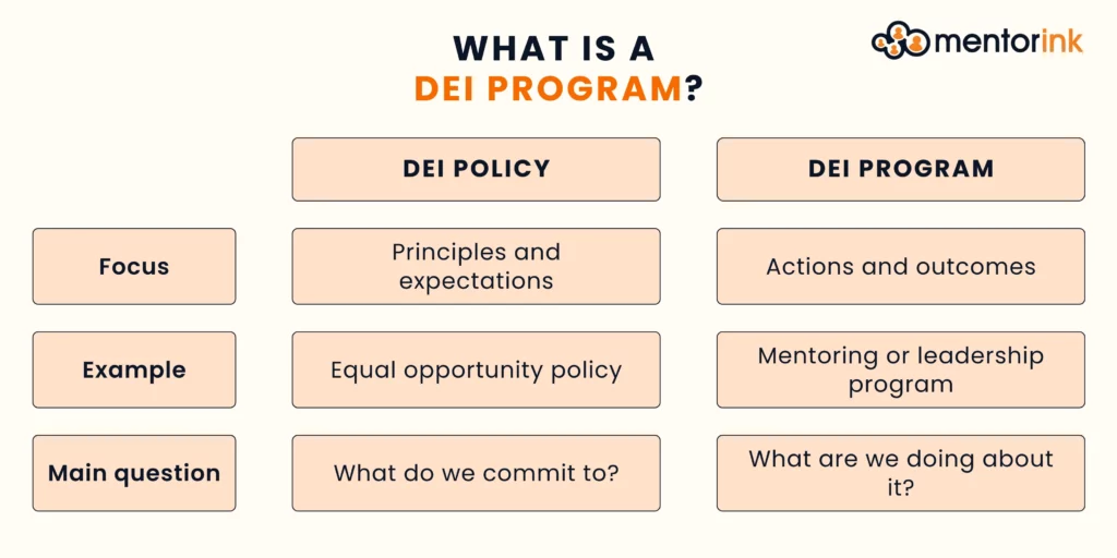 dei program, dei policy